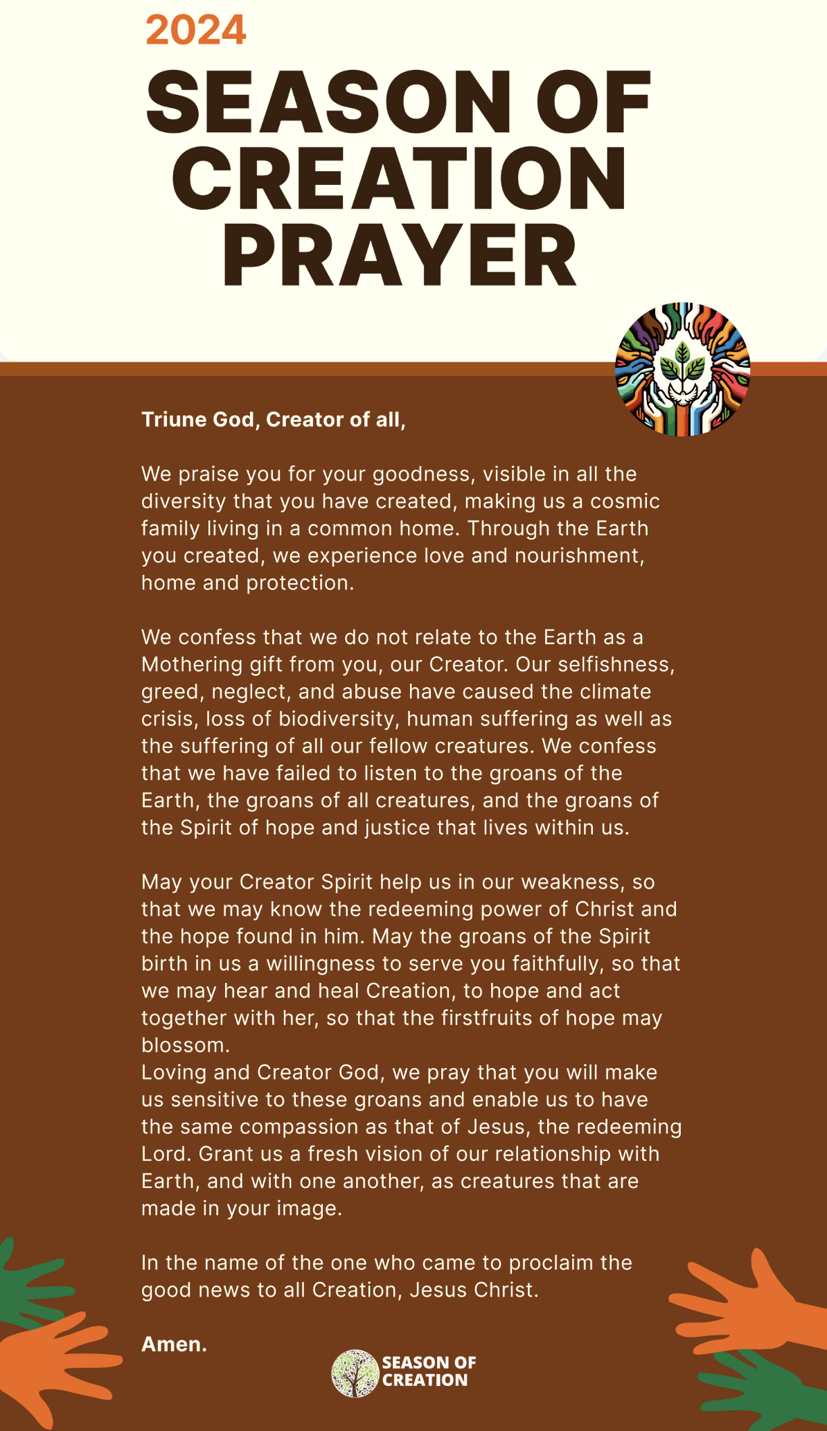 Prayer for creationtide