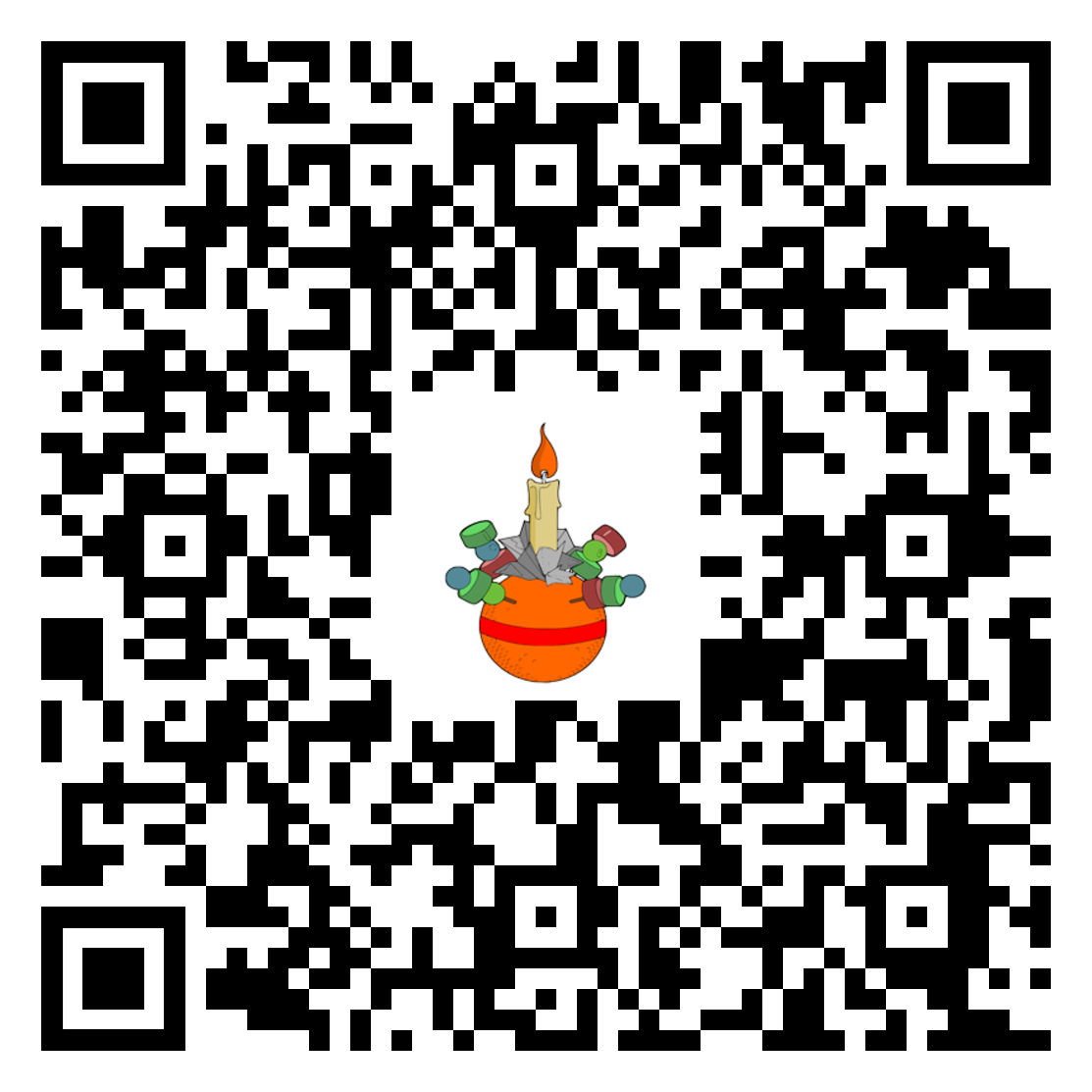 Hook Christingle QR Code