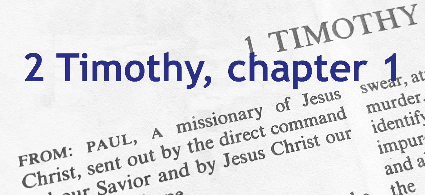 2 timothy chapter 1