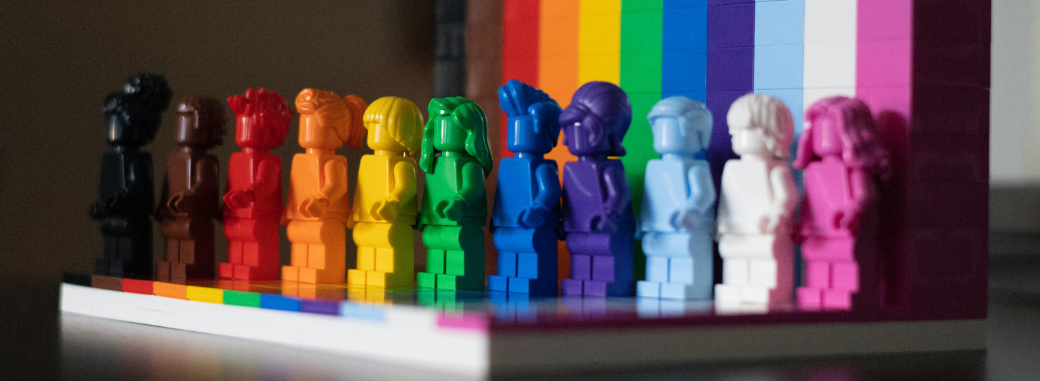 lego rainbow people unsplash