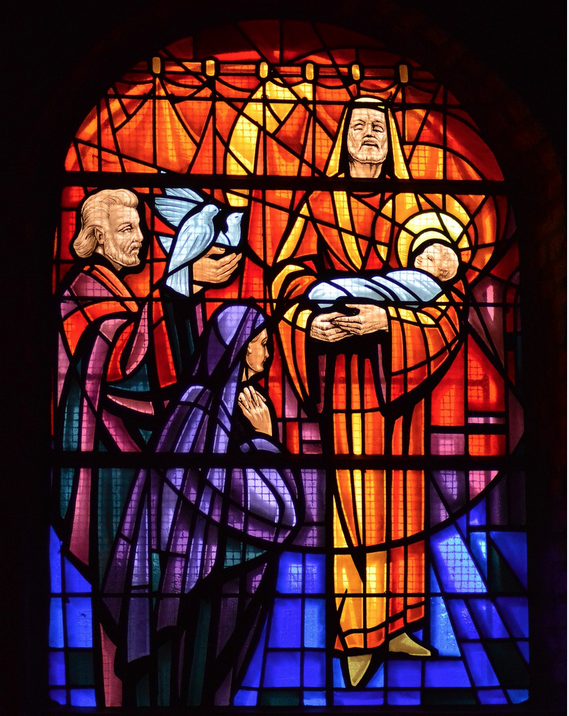candlemas - https://pixabay.com/photos/stained-glass-window-church-jesus-4472141/