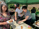 food was looking good - thanks to Richard & the team