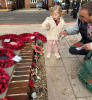 So lovely to see the little ones being involved in the remembrance day activities