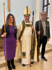 Sam & Russell, our Churchwardens with Bishop Philip