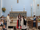 during the service