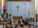 during the service