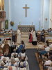 during the service